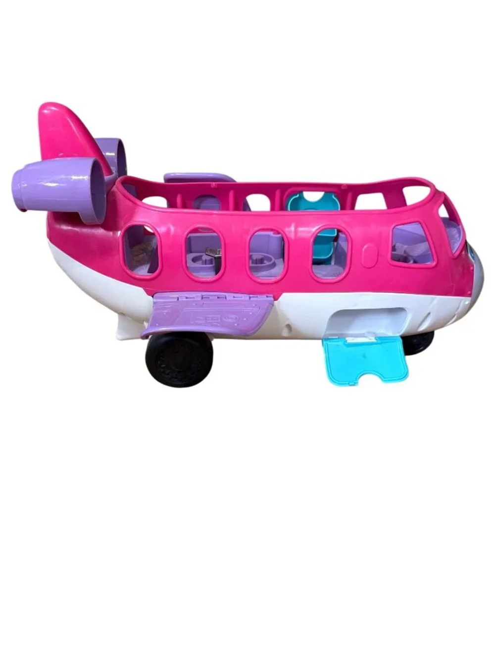 Fisher-Price Little People Barbie Dream Plane Pink Musical Toy Airplane